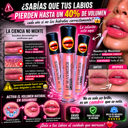 GlossPlump™ – Volumen Instantáneo, Labios Irresistibles Sin Agujas
