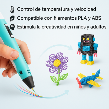 Bolígrafo impresión 3D- DrawCraft™