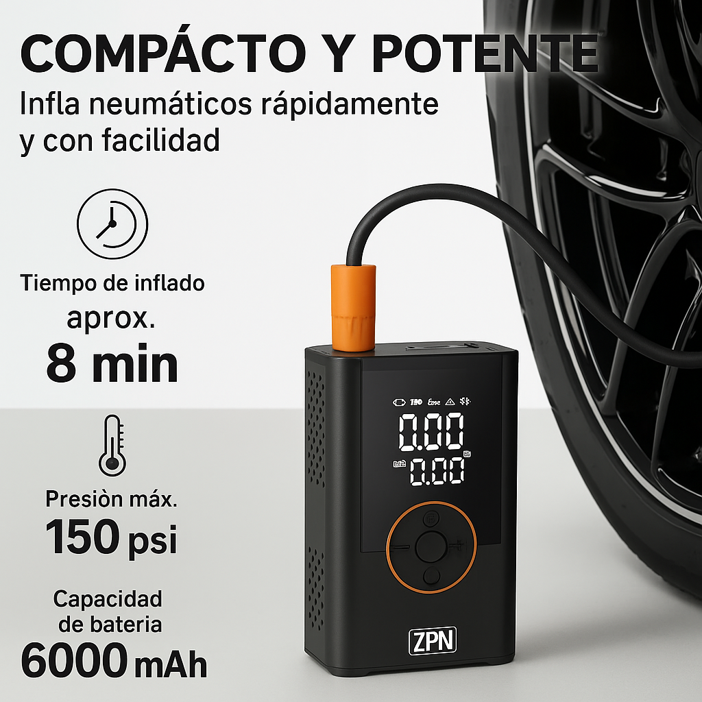Inflador digital portátil - AirPulse™