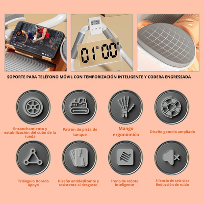 Rodillo de Ejercicio Ergonómico – RollFit™